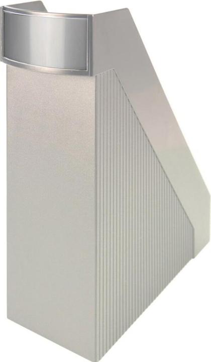 Produktbild Helit Stehsammler Linear, DIN A4, Polystyrol, weiss extra breit, mit Griff, inkl. Beschriftungszubehör (A4)