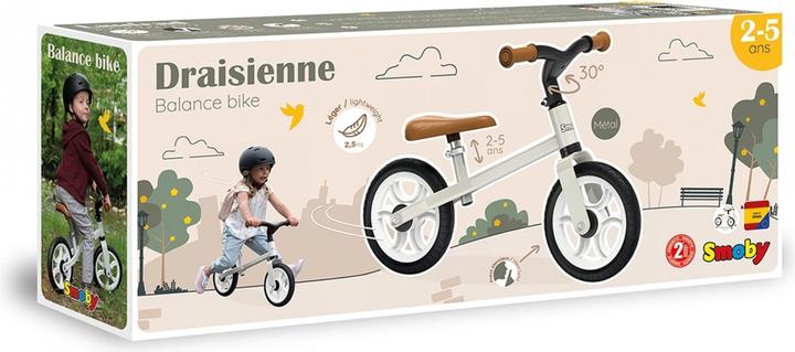 Image du produit Smoby Kinder-Laufrad First Bike Braun/Grau/Schwarz (4.76")