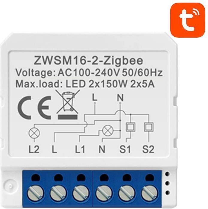 Image du produit Avatto Module de commutation intelligent ZigBee ZWSM16-W2 TUYA (Actionneur de chauffage)