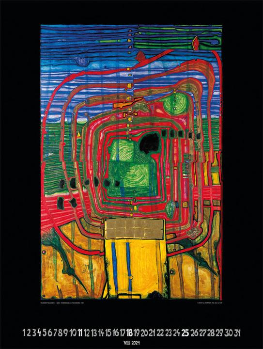 Produktbild Hundertwasser Bildkalender Art (48 x 65 cm, Deutsch)