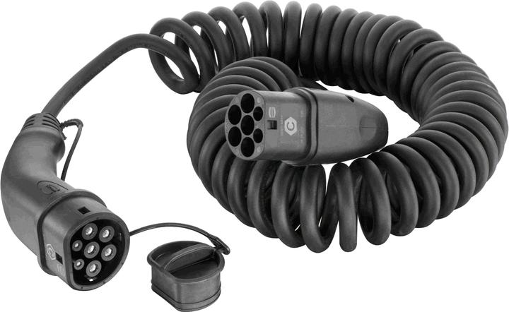 Produktbild Harting E-Auto-Spiralladekabel (Typ 2, 22 kW, 32 A, 5 m)