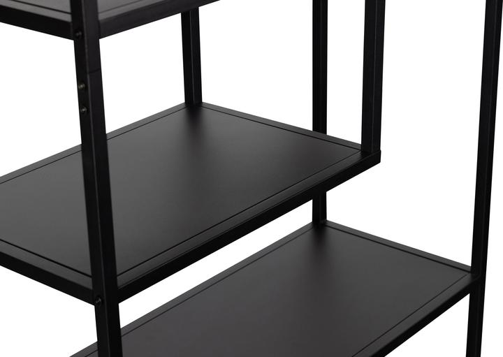 Productafbeelding Woood Plank Teun L Metaal Zwart (85 x 35 x 188 cm)
