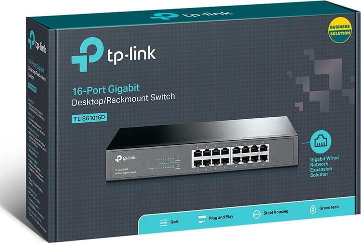 Produktbild TP-Link Tl-Sg1016d (16 Ports)