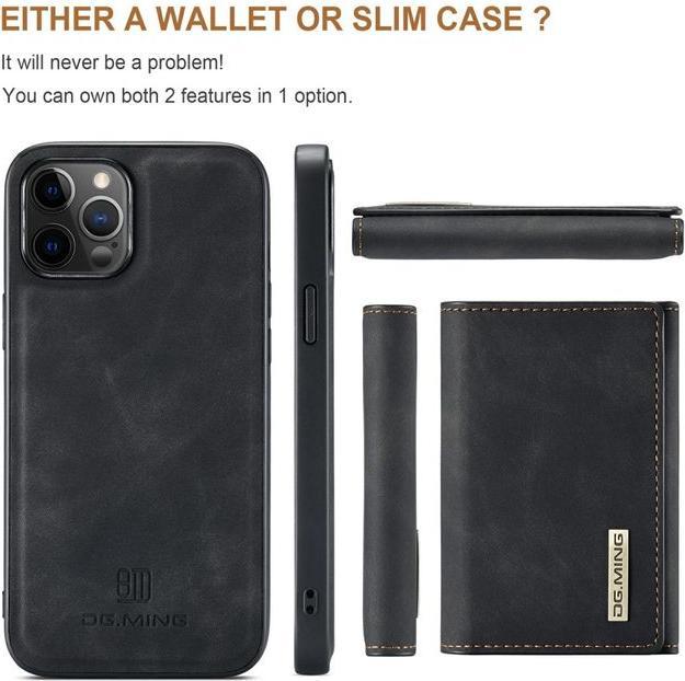 Actual product image Dg.Ming M1 Series Hardcase with Detachable Wallet (Apple iPhone 13 mini)