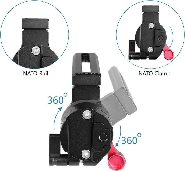 Image du produit SmallRig EVF Mount NATO Rail (Accessoires pour moniteurs)