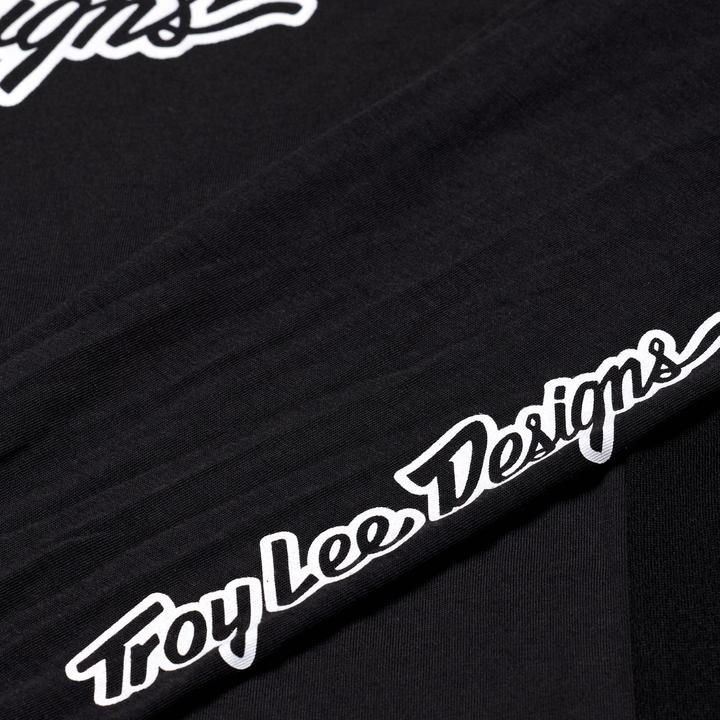 Actual product image Troy Lee Designs Skyline LS Ride Tee, Signature, black, M (M)
