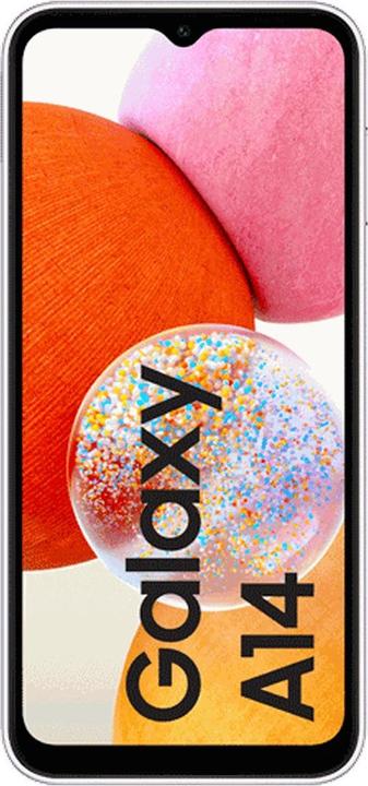 Produktbild Samsung Galaxy A14 LTE (64 GB, Silver, 6.60", Dual SIM, 50 Mpx, 4G)