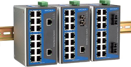 Immagine prodotto Moxa EDS-316-MM-ST - Switch - non gestito - 14 x 10/100 + 2 x 100Base-FX (14 Porti)