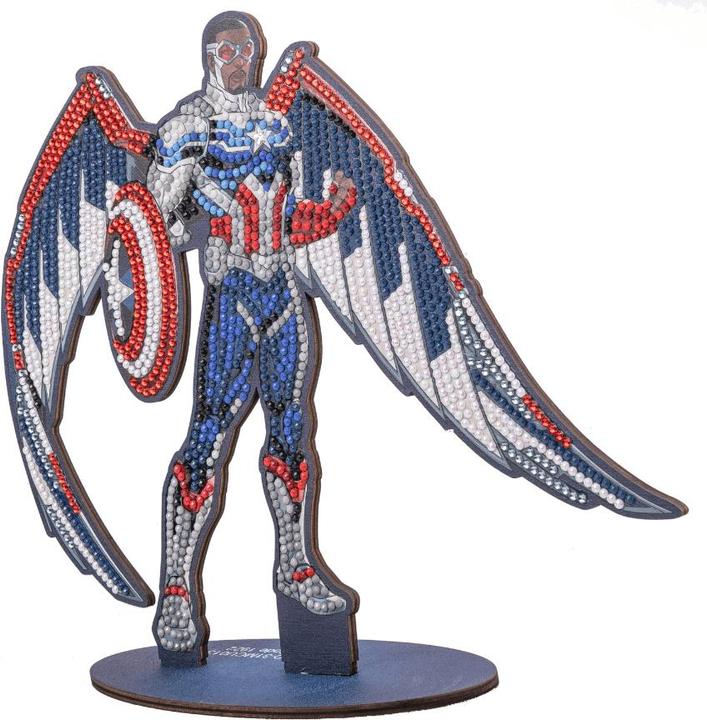 Actual product image Craft Buddy Falcon, Crystal Art XL Buddy, ca. 16x25cm