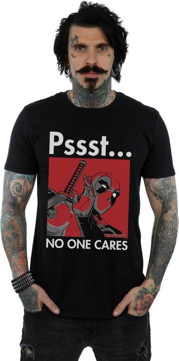 Immagine prodotto Deadpool No One Cares Maglietta Uomo (4XL)
