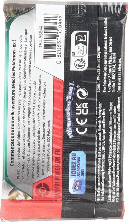 Image du produit Pokémon Scarlet und Violet (Français, Pack de boosters)