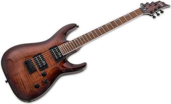 Produktbild ESP LTD H-200FM E-Gitarre Dark Sunburst (E-Gitarre, Mahagoni Roasted Jatoba)