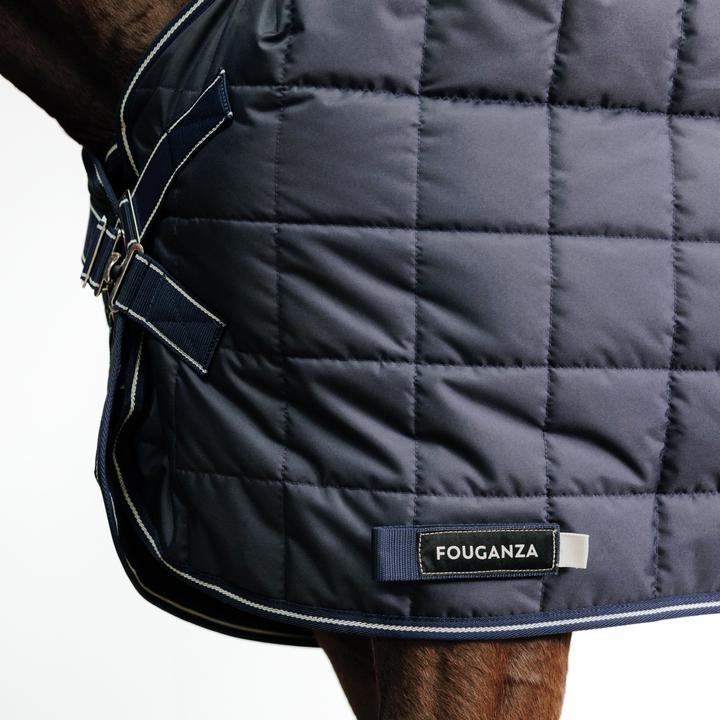 Image du produit Fouganza Couverture d'écurie COMBO 200 cheval/poney bleu marine (165 cm)