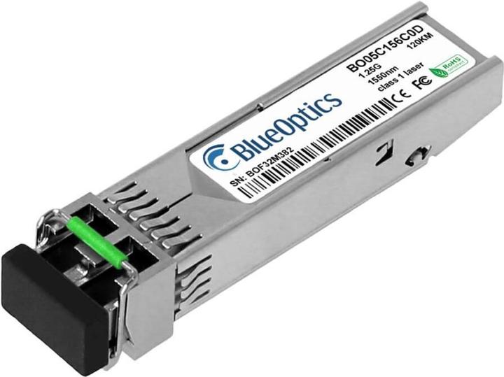 Actual product image BlueOptics Raisecom USFP-Gb/EX-D-R Compatible SFP Transceiver for Singlemode Gigabit Highspeed Data