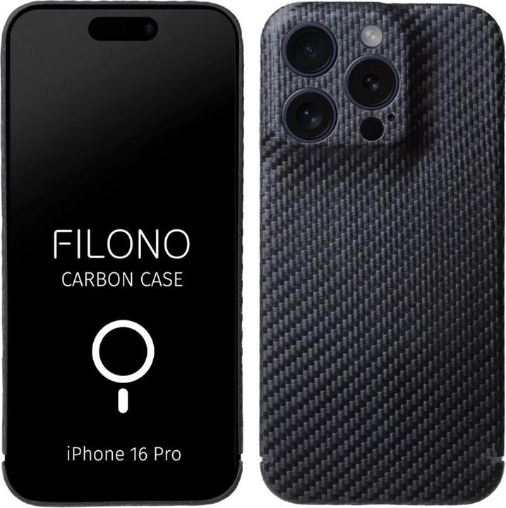 Actual product image Filono Carbon Case iPhone 16 Plus MagSafe compatible (Apple iPhone 16 Plus)