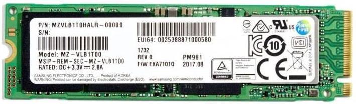 Samsung Pm981 (256 Go, M.2)