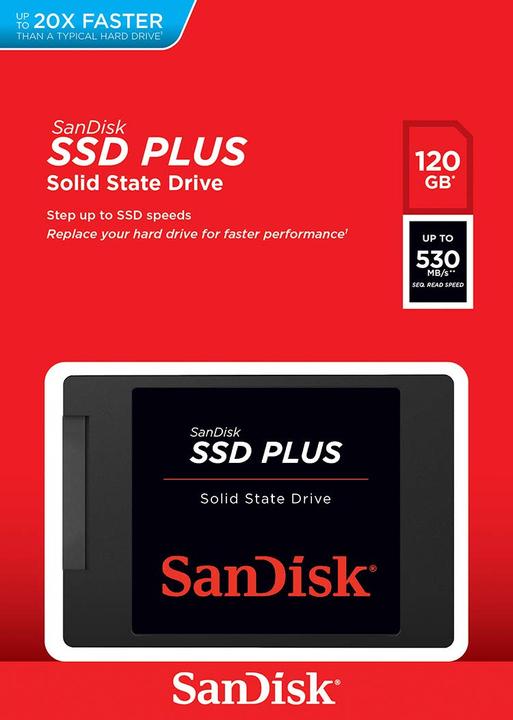 Produktbild SanDisk SSD Plus (120 GB, 2.5")