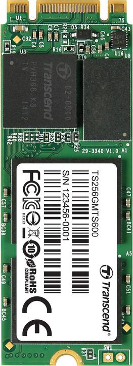 Image du produit Transcend MTS600 (256 Go, M.2 2260)