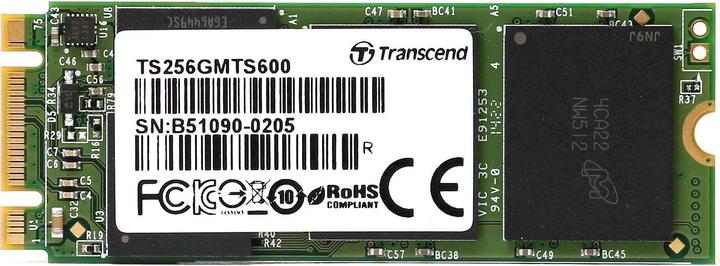 Image du produit Transcend MTS600 (256 Go, M.2 2260)