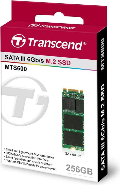 Image du produit Transcend MTS600 (256 Go, M.2 2260)