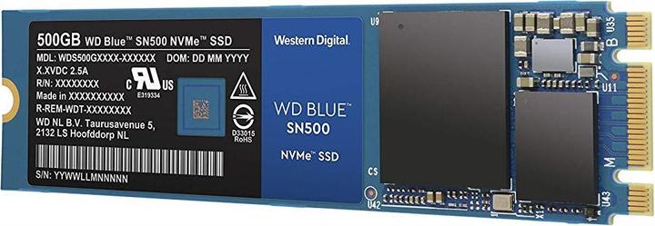 Actual product image WD Blue SN500 (500 GB, M.2 2280)