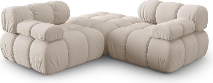 Actual product image Micadoni Modular Sofa, "Bellis", 3 Seats, 188x188x70Made in Europe (2 person sofa, 3-seater, 4-seater)