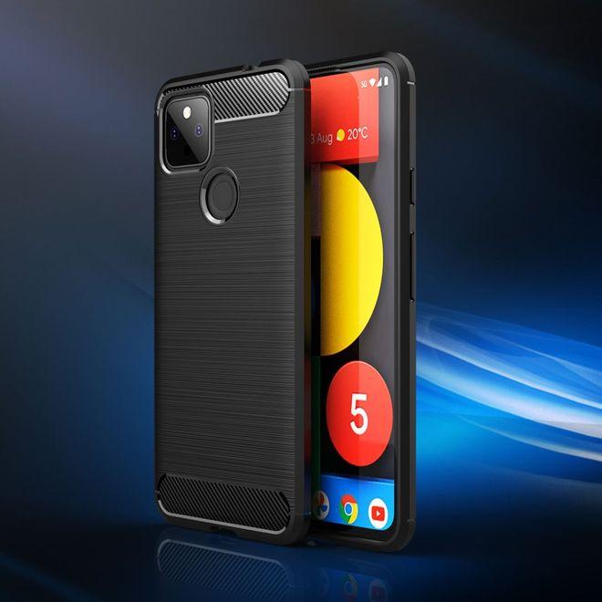 Image du produit MU Style Série Softcase TPU en fibre de carbone (Google Pixel 5a)