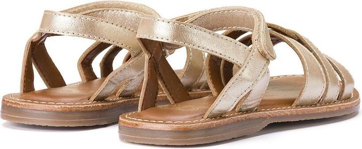 Actual product image La Redoute Collections Lacquered sandals with velcro fastening (26)