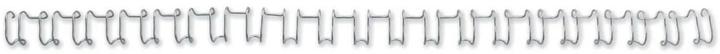 Actual product image GBC Binding wire, 12 mm, 21 rings, silver