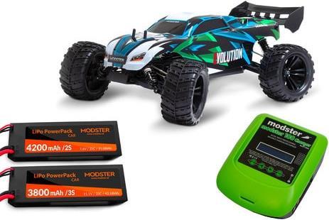Produktbild Modster Evolution Brushless Monster Truck 1/10 RTR 4WD Combo (RTR Ready-to-Run)
