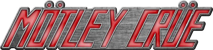 Motley Crue Logo Füllung Abzeichen Emaille