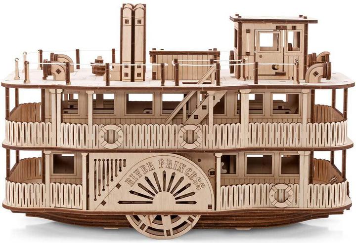 Produktbild Eco Wood Art 3D Holz Modellbausatz - Schaufelraddampfer «River Princess»