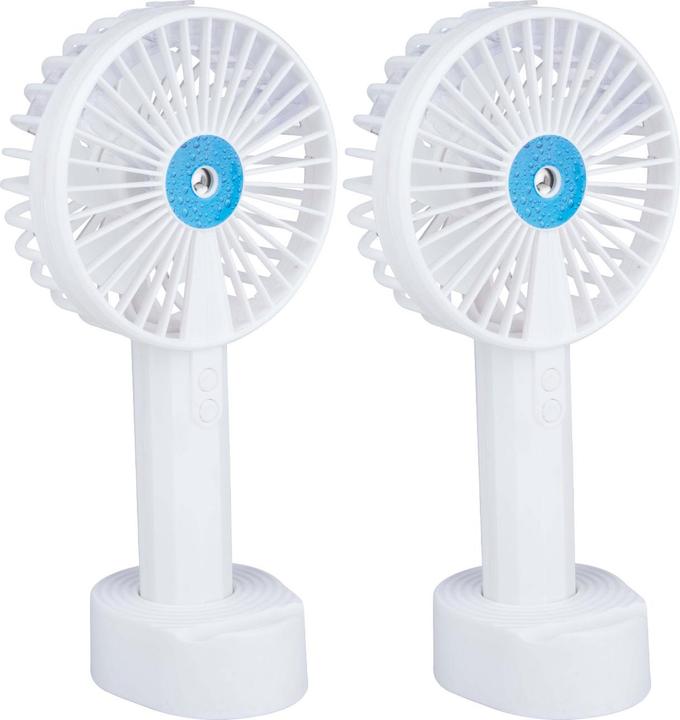 Produktbild Lifetime Air 2er-Set Sprühventilator mit Hayhalter, Hand-Ventilator, Akku