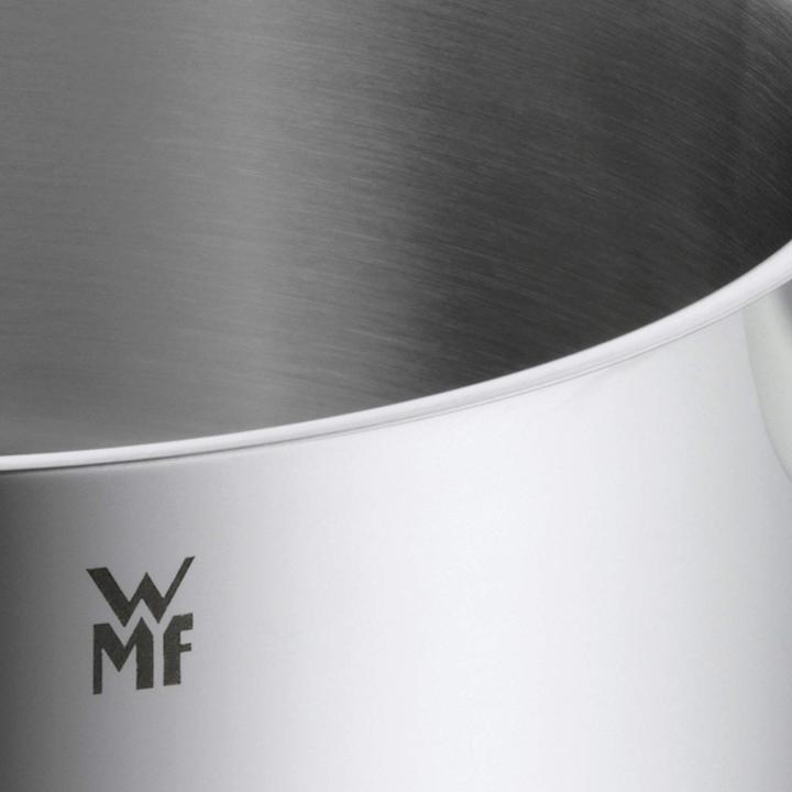 Produktbild WMF Stielkasserolle Topf 16cm Stieltopf Deckel Function4 Induktion Edelstahl (16 cm, Kochtopf, Edelstahl)