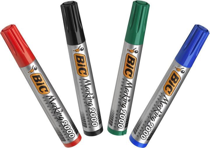 Produktbild Bic Marking 2000 ecolutions (Grün, Blau, Schwarz, Rot, 1.70 mm, 4 x)