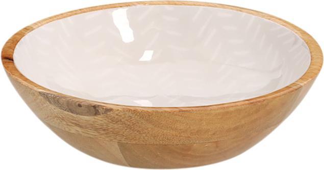 Zeller Present Mango wood bowl (20 cm, 1 x)