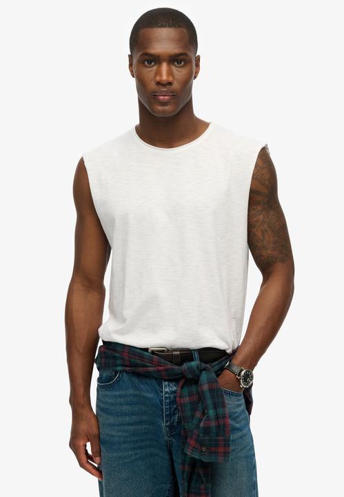 Actual product image Superdry Raw Edge Slub Tank (M)