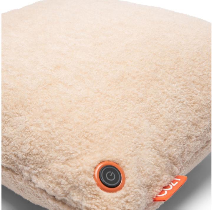 Actual product image Bodi-Tek Heating pad Cozy Una Wooly battery-operated, beige (45 x 45 cm)