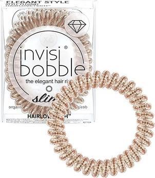 Invisibobble Slim ( 3 pcs ) - Thin spiral hair band Of Bronze and Beads (L) (Haargummi)