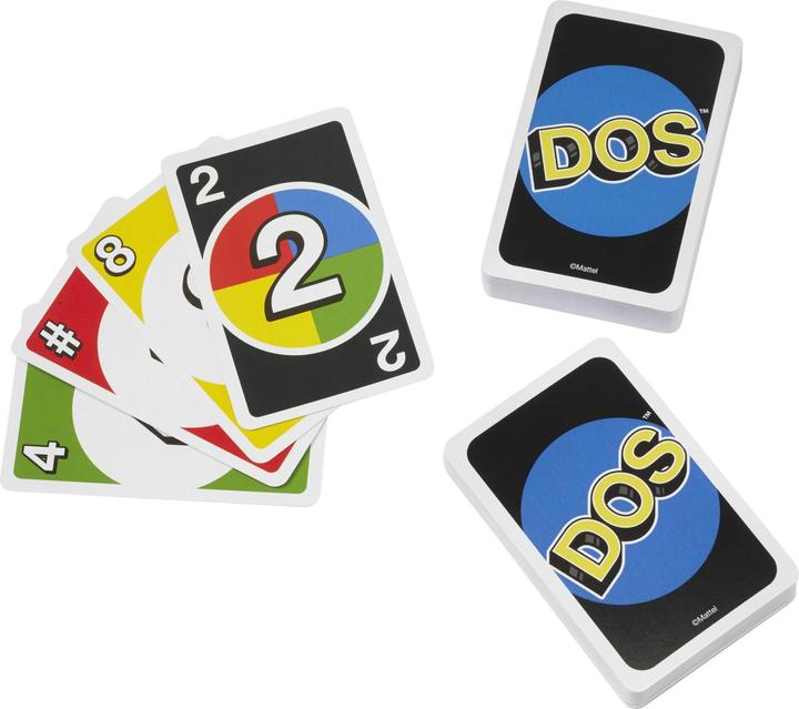 Actual product image Mattel Games UNO Dos (German, French, Italian, English)