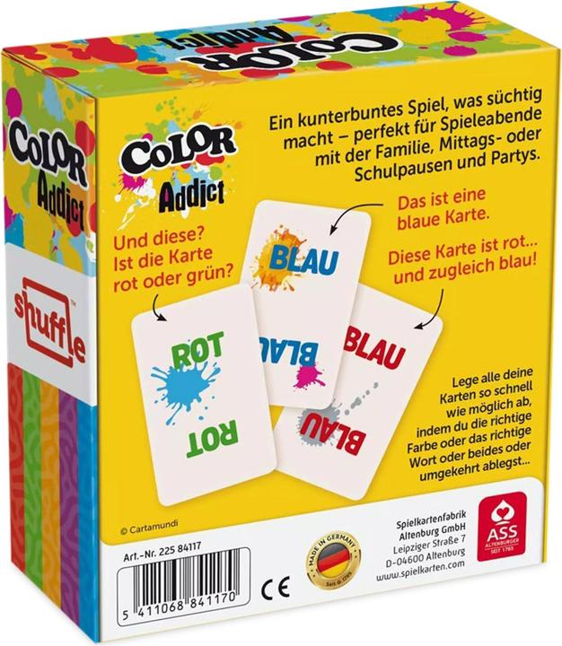 Image du produit AGM Jeu de cartes Color Addict (Allemand)
