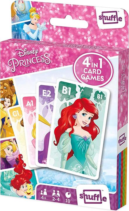 Produktbild AGM Kartenspiel Disney Princess - 4 in 1 (Multilingual)