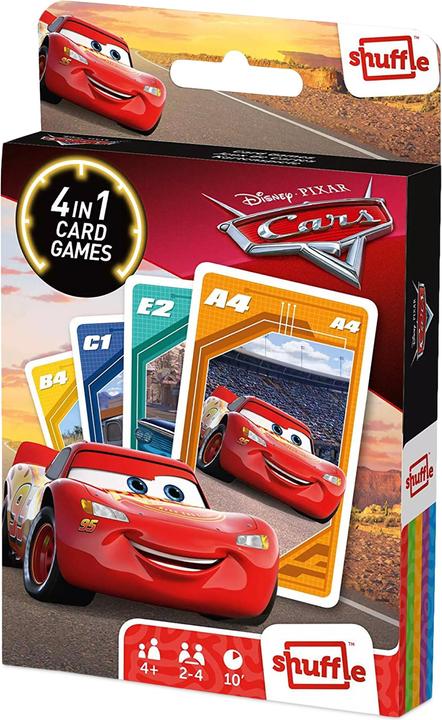 Produktbild AGM Kartenspiel Cars - 4 in 1 (Multilingual)