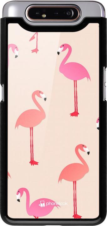 Produktbild PhoneLook Hülle Pink Flamingos Pattern (Samsung Galaxy A80)