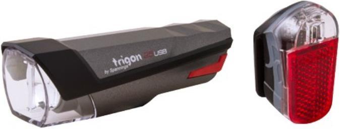 Produktbild Spanninga Trigon 25 Rechargeable Light Set StVZO (100 lm, 20 lm)