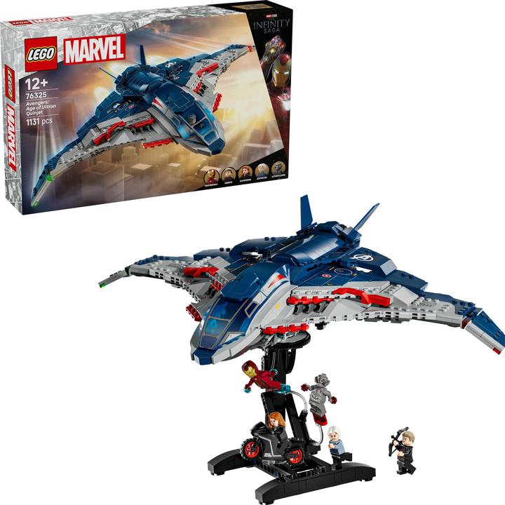 Image du produit LEGO Avengers : Age of Ultron Quinjet (76325, LEGO Super Mario)