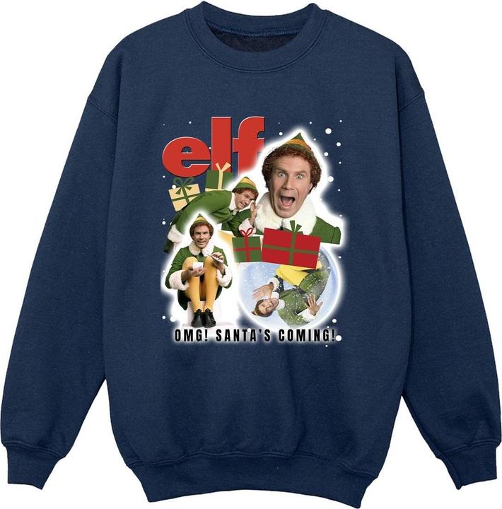 Elf Buddy Collage Sweatshirt Jungen