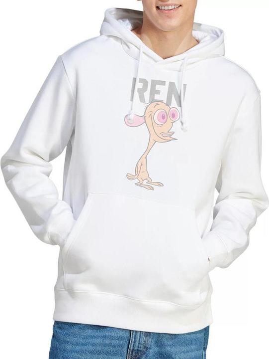 Immagine prodotto Ren & Stimpy Felpa con Cappuccio Collegiale Uomo (L)
