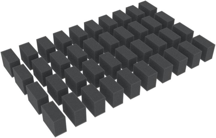 Produktbild Feldherr HS025A001 - 40 Distanzstücke / Schaumstoffquader / Schaumstoffblöcke 30 mm x 25 mm x 15 mm (Schaumstoff)