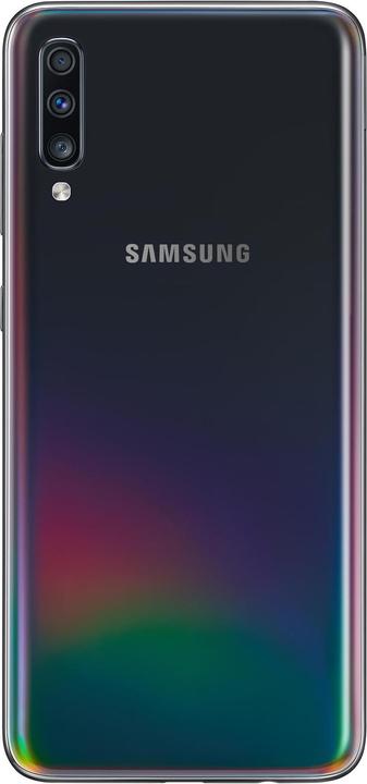 Samsung Galaxy A70 (128 GB, Black, 6.70", Dual SIM + SD, 32 Mpx, 4G)